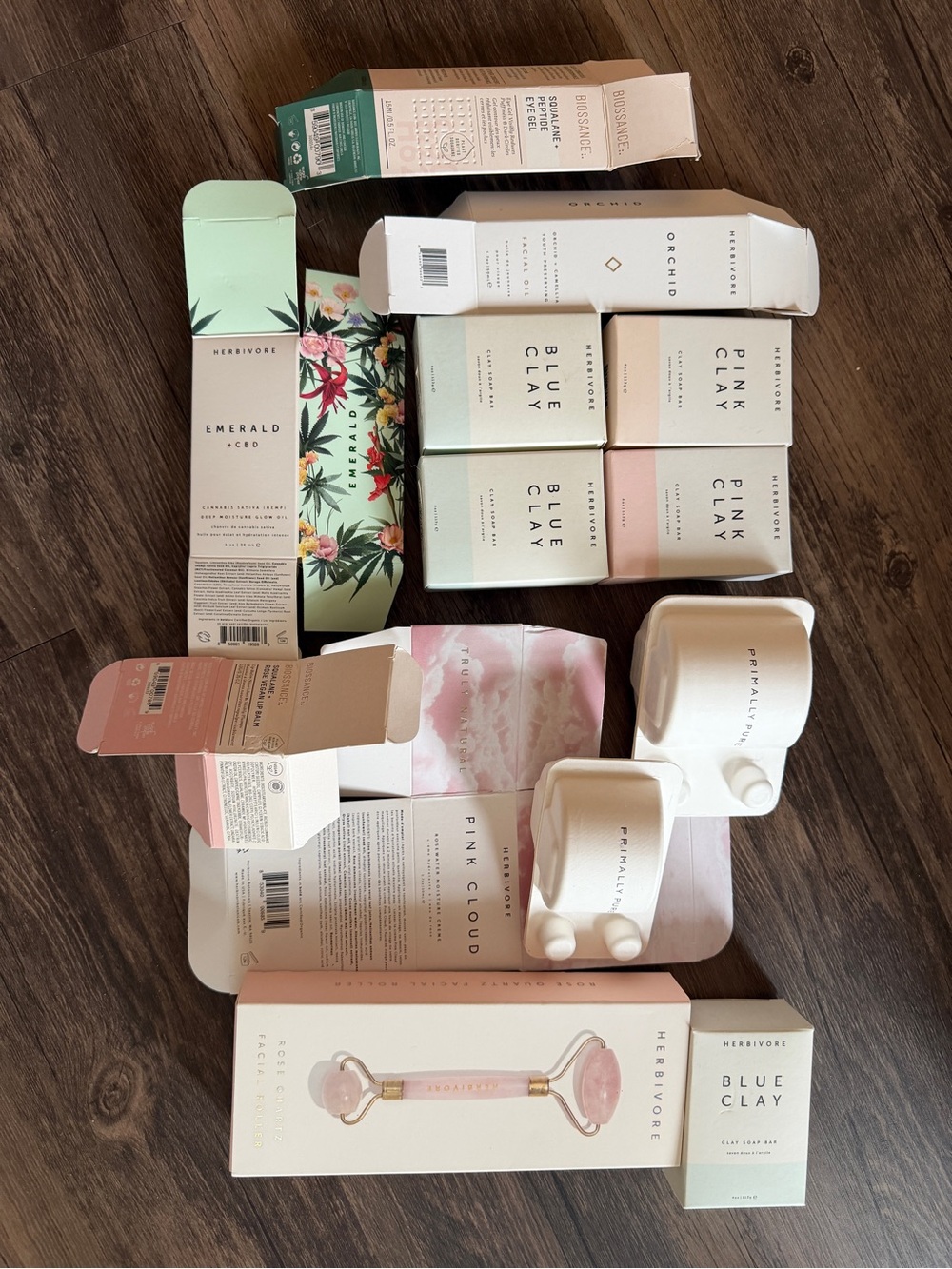 Empty boxes. No products.